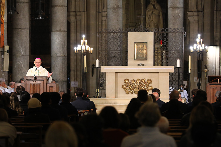 Homélie de Mgr André Marceau- 1er novembre 2020-basilique Notre-Dame