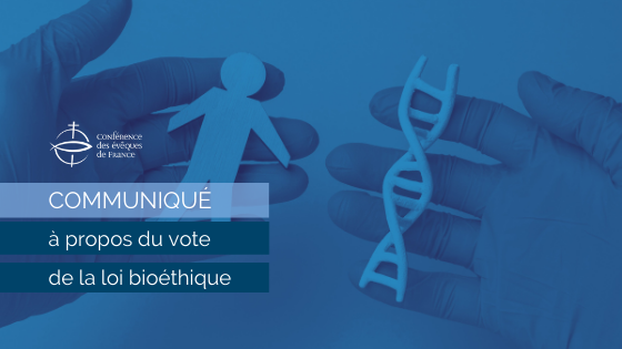 Communiqué de la Conférence des Évêques de France à propos de la loi bioéthique