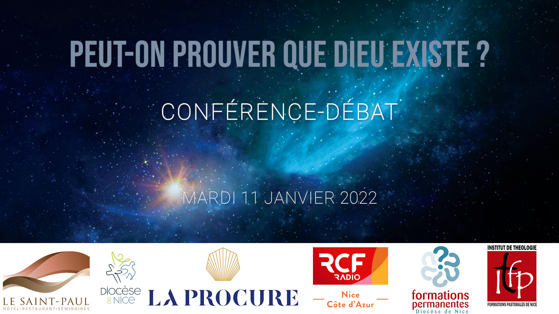 Vidéo de la conférence «Peut-on prouver que Dieu existe?»