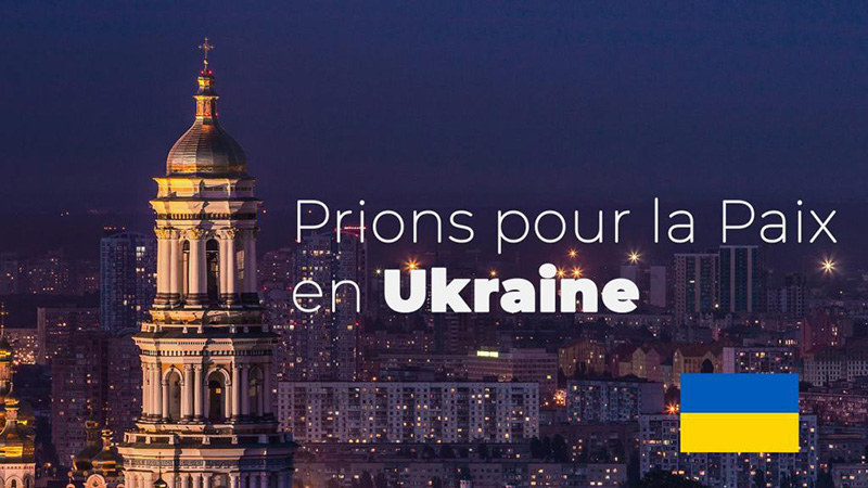 Prions pour la paix en Ukraine dimanche 13 mars à Nice