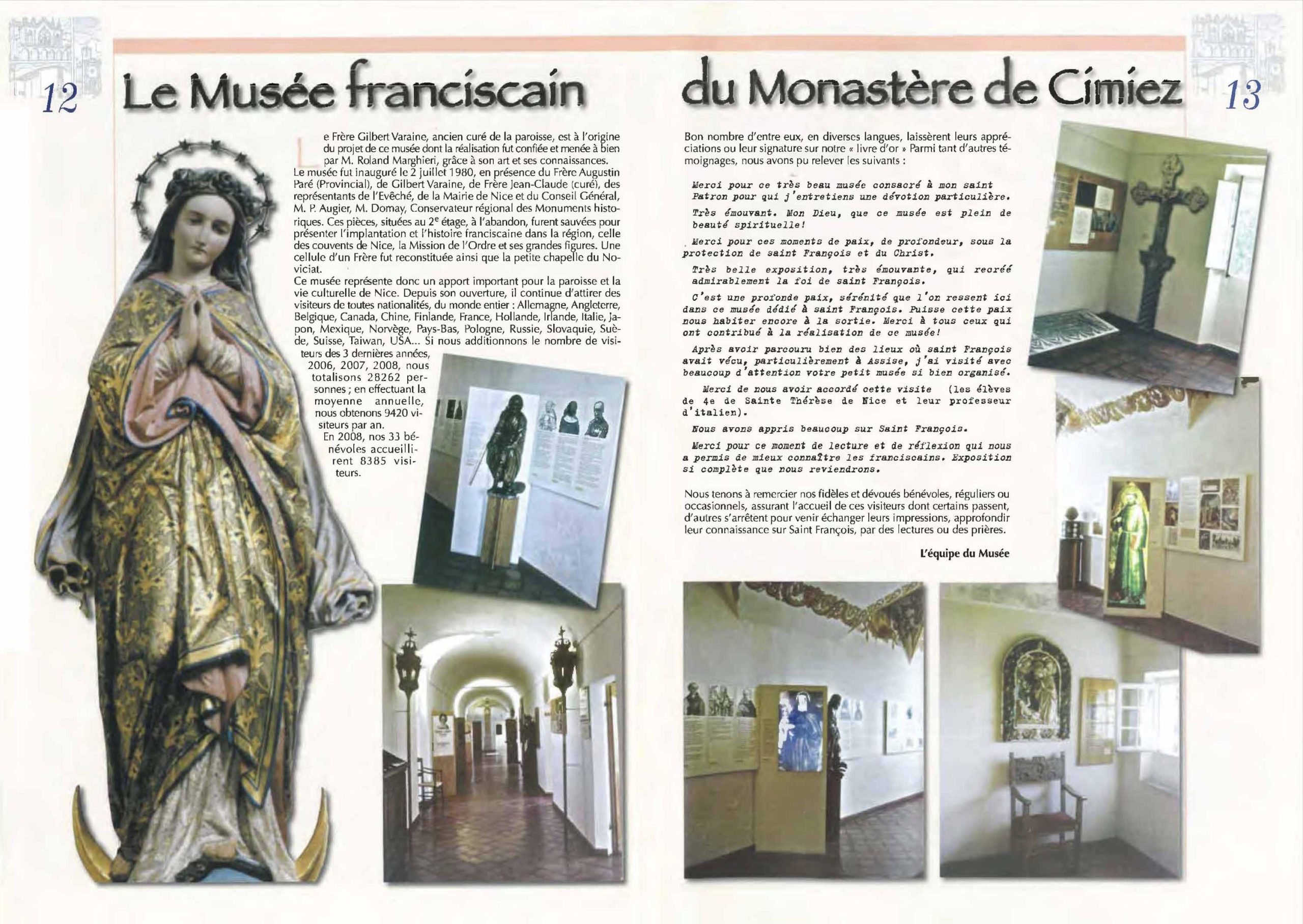 Journal ensemble - Musée fransiscain