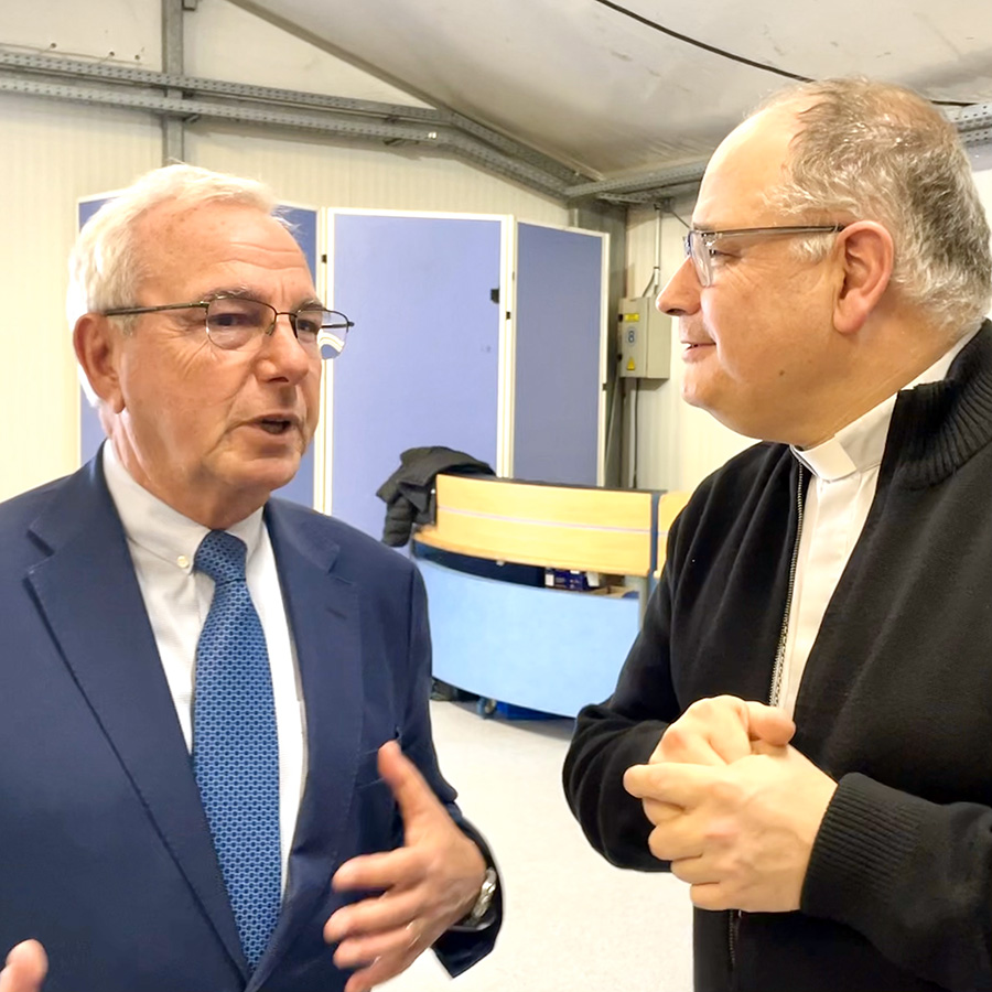 Jean Leonetti et Mgr Nault