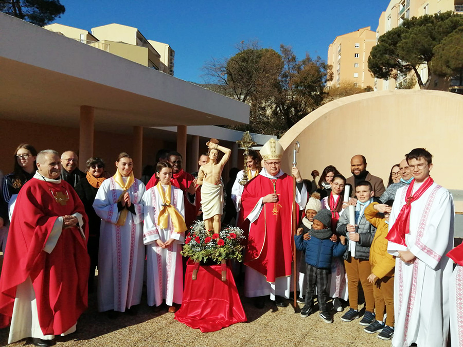 Dimanche 29 janvier 2023, fête de la paroisse Saint-Sébastien