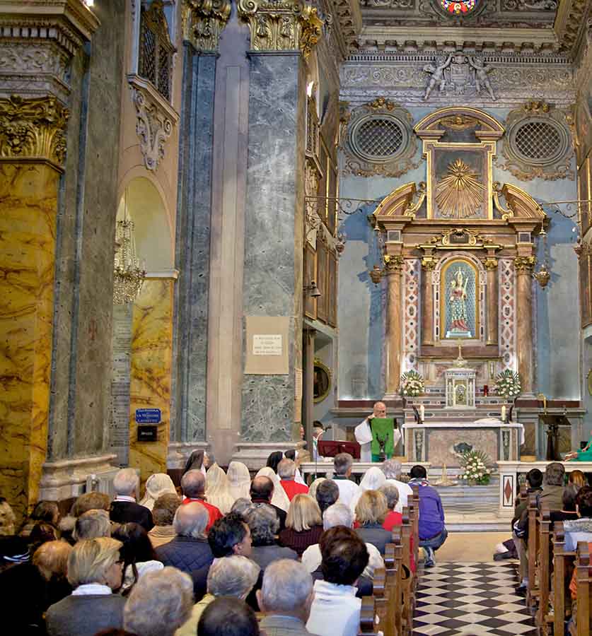 Messe ND de Laghet guérison à Laghet