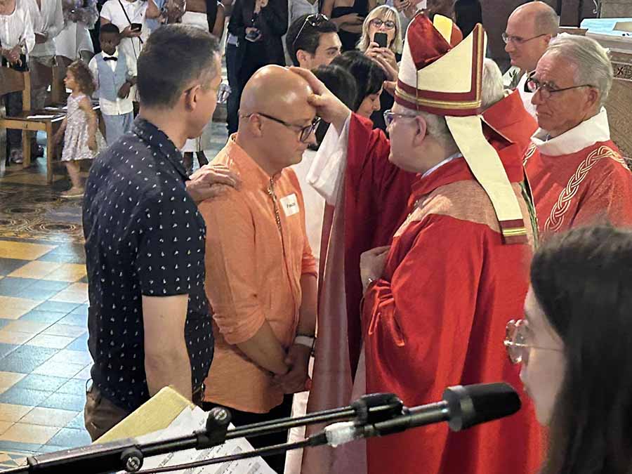 Retour sur le sacrement de confirmation des adultes du diocèse de Nice