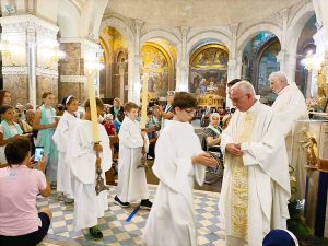 communion lourdes Onction des malades