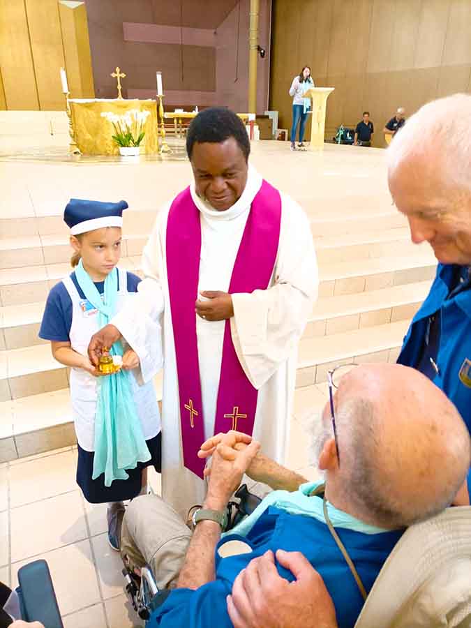 Onction des malades et messe d’envoi à la basilique du Rosaire