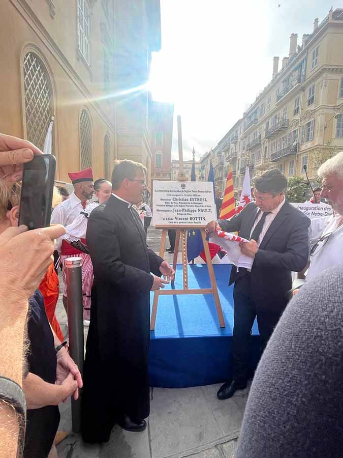 Inauguration des façades de l’église Notre-Dame-du-Port