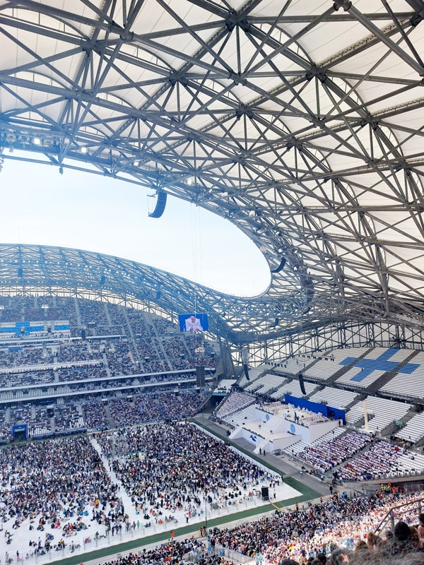 Messe pape François Marseille 2023