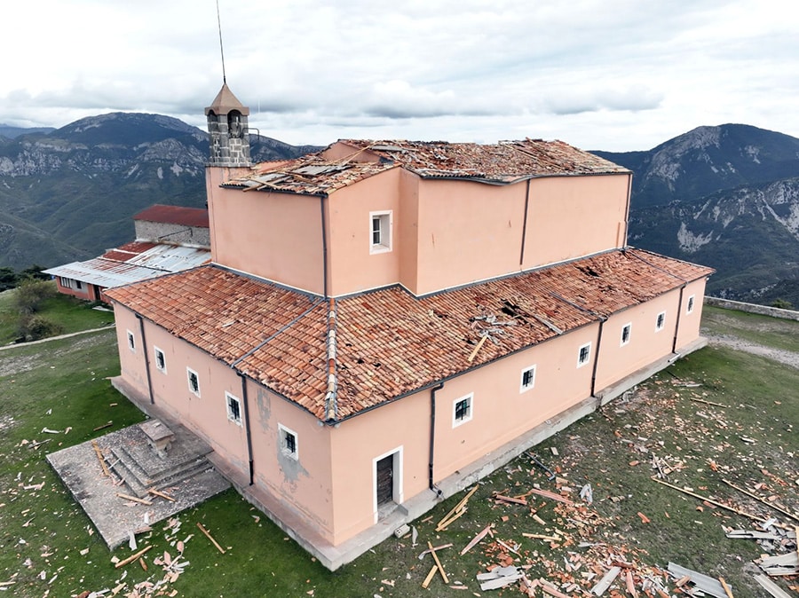 La Madone d’Utelle à l’épreuve de la tempête