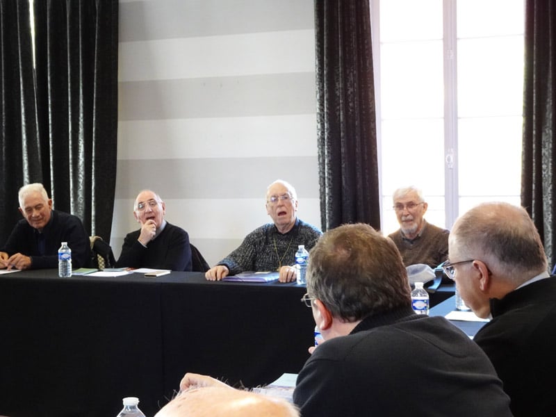 Rencontre avec les prêtres ainés
