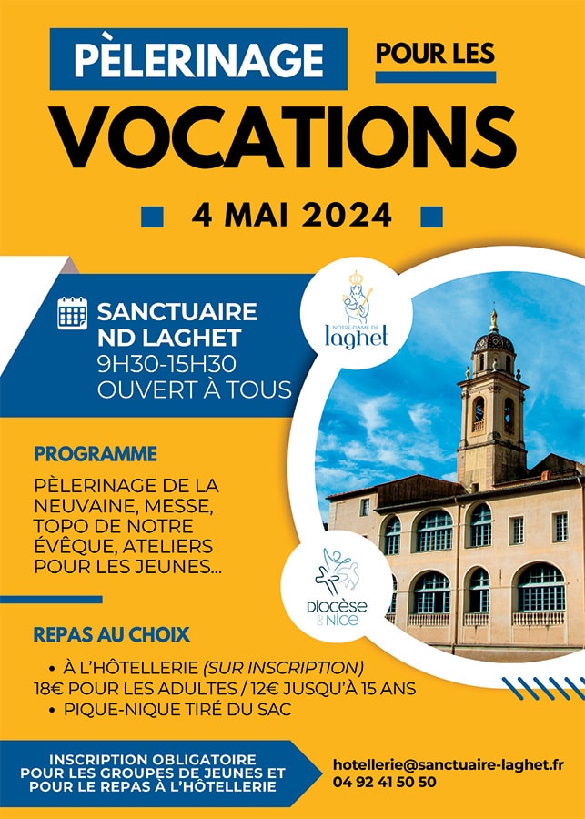 Prochain pèlerinage pour les vocations