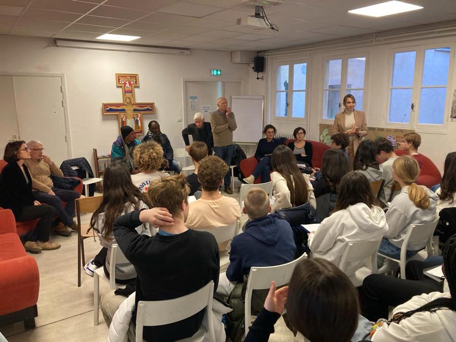 20240115 RencontreFenelon Voeu EgliseDuVoeu DelphineHermil1 secours catholique nice Institut Fénelon