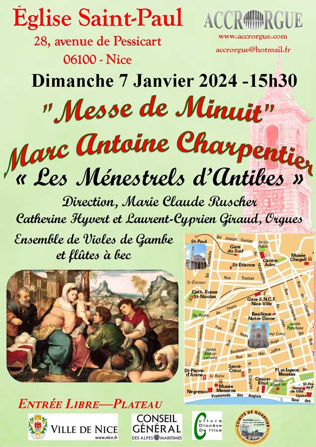 Concerts d'orgues à Nice
