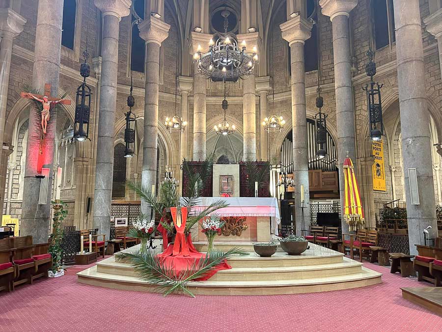 Basilique Notre-Dame -de-l’Assomption Nice, Franklin Parmentier dimanche des rameaux
