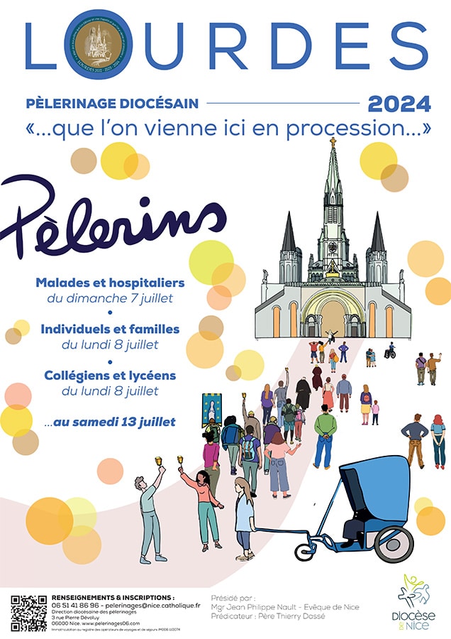 Pèlerinage diocésain, Lourdes 2024