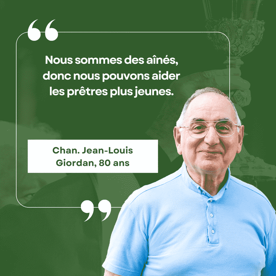 Jean Louis Giordan prêtres aînés