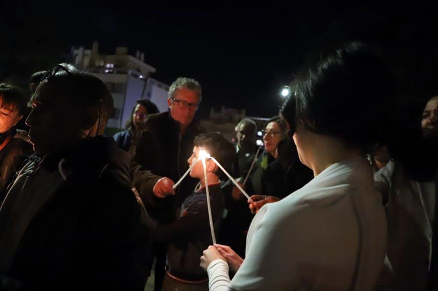 La Vigile pascale avec Mgr Nault à Nice