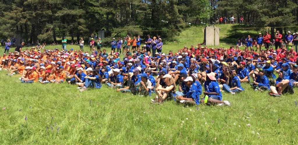 Les mouvements scouts réunis